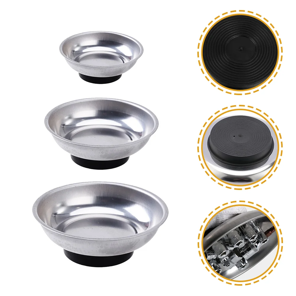 

Tray Holder Parts Tool Screw Magnet Boltorganizer Dish Mechanic Trays Bowl Socket Pin Boxclip Paper Bobby Mechanics Cup Metal
