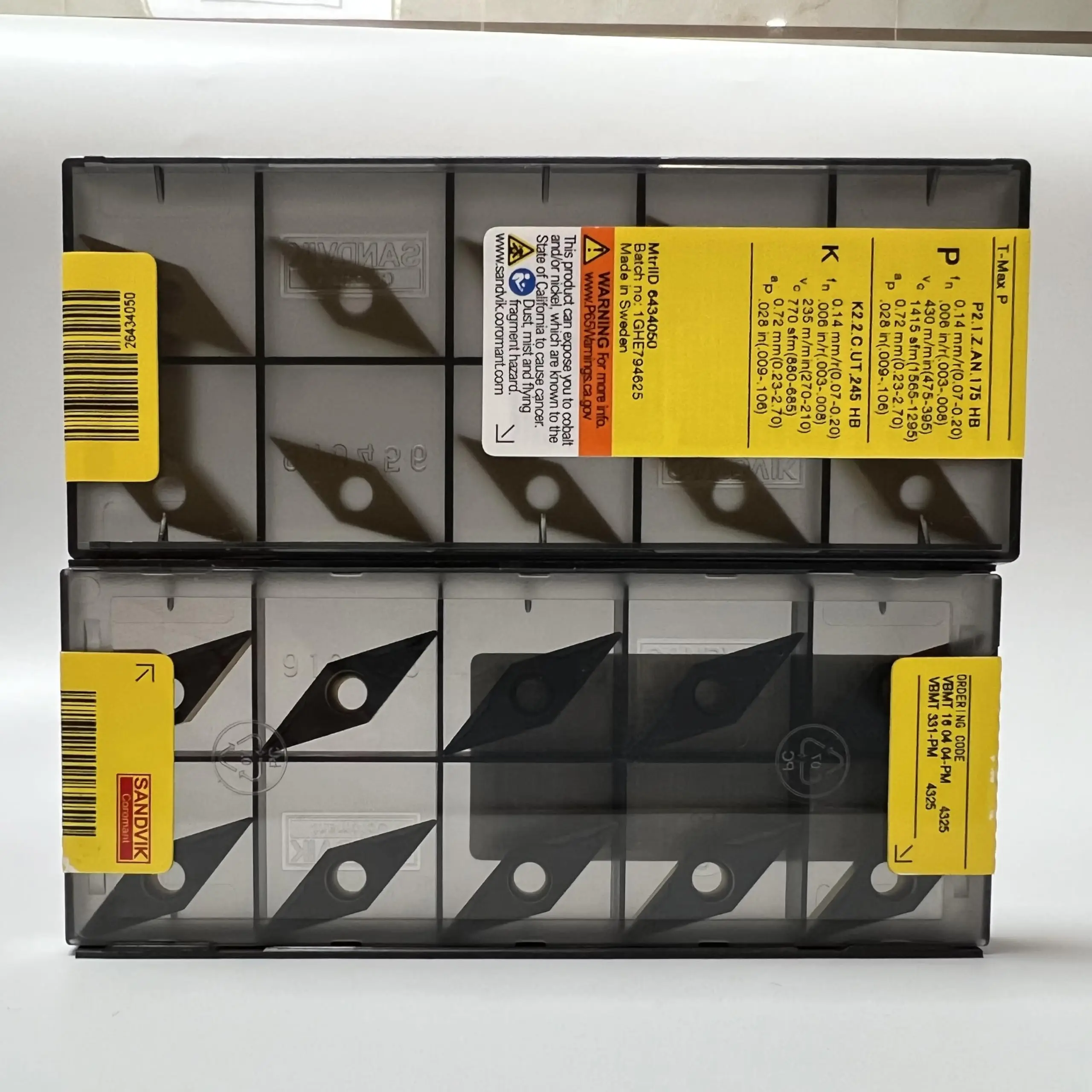 Оригинальное лезвие VBMT 160404 -ПМ 4325/ВБТ 160408 -PM 4325 / Ostrze z węglików spiekanych CNC 10 sztuk