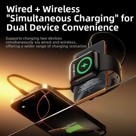 Магнитное беспроводное зарядное устройство Power Bank емкостью 10000 мАч PD20W с сверхбыстрой зарядкой Powerbank для Magsafe iPhone Samsung Huawei