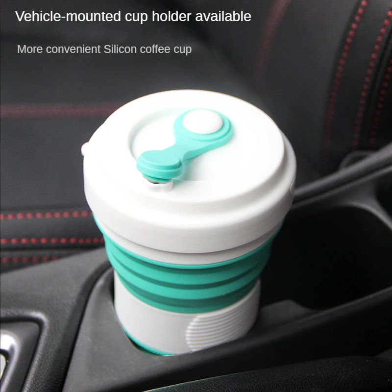 

550 мл креативная силиконовая складная кофейная чашка силиконовая складная чашка для воды креативный подарок чашка для воды