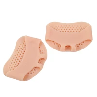 1 pair silicone forefoot pads toe separator cushion pad pain relief shoes insoles toe hallux valgus corrector gel pads foot care