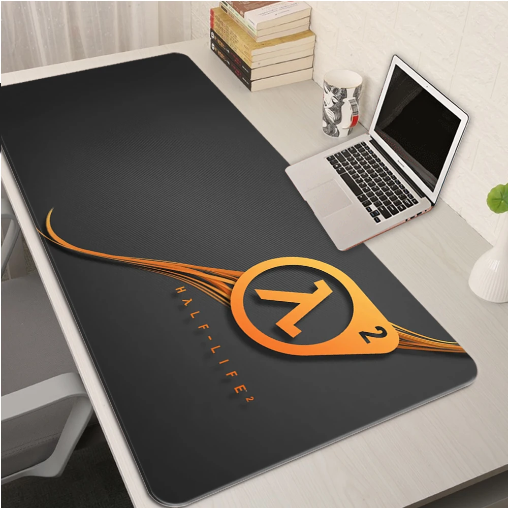 

Большой игровой коврик для мыши Half Life для ноутбука, аксессуары для игр в стиле аниме, Противоскользящий коврик для мыши, коврик для игровой м...