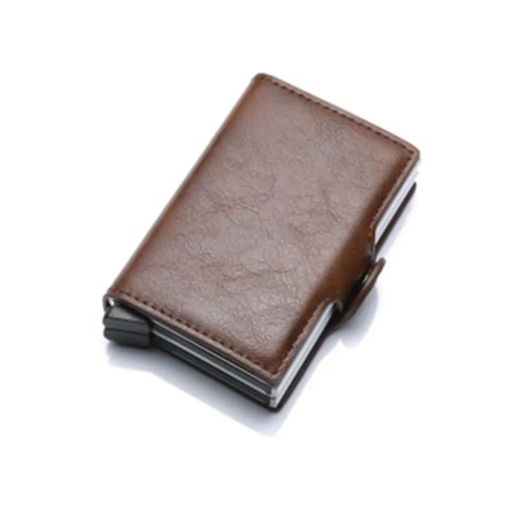 

RFID Pop Up Credit Card Holder Wallet Multi-slot Card Case PU Credit Card Case Security Blocking Wallet Case