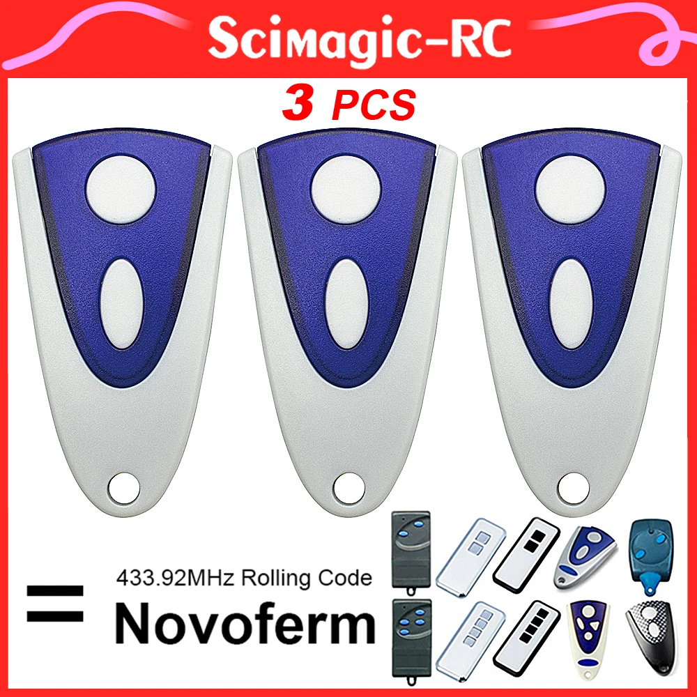 3 шт. NOVOFERM Пульт дистанционного управления гаражными воротами NOVOTRON 502 MAX43-2 512 MIX 43-2