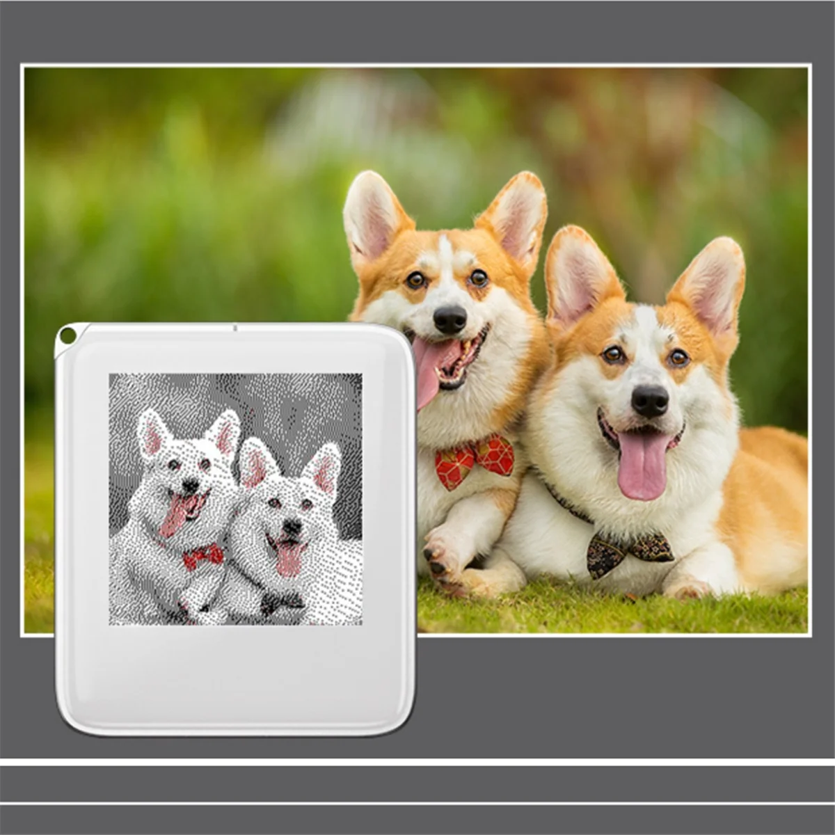 Брелок с функцией NFC 1 54-дюймовый трехцветный экран дисплея брелок чернильным