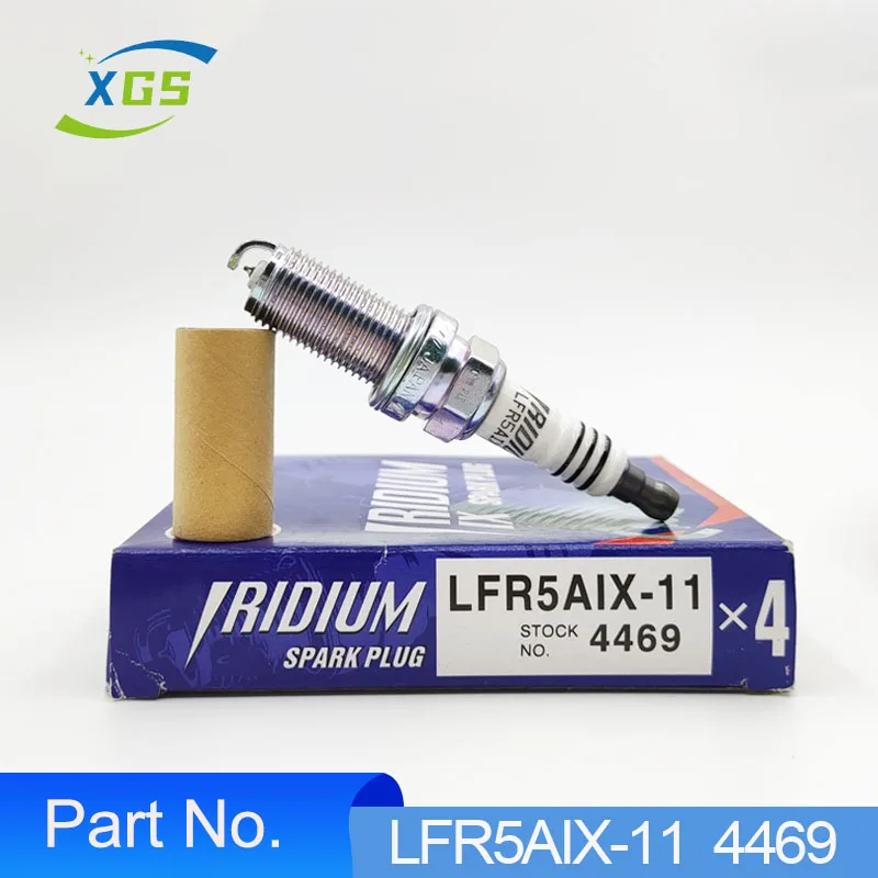 

4-6 шт. LFR5AIX-11 4469 иридиевая Свеча зажигания для Hyundai Toyota Infiniti Kia Mercury Nissan Suzuki Yamaha Scion LFR5AIX11