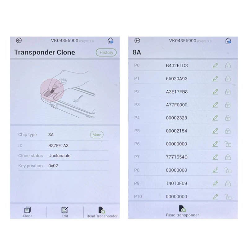 

AC08021 Оригинальный новый чип транспондера для Kia и Hyundai 8A 128-бит для Kia Forte Serato Ceed K5 Niro WS21-00 Чип