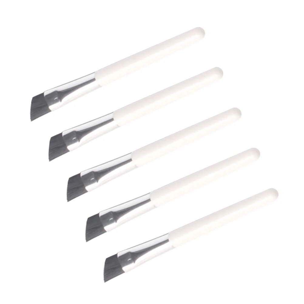 

5PCS Eyebrow Brushes Mini Makeup Brushes Portable Supplies for Home Shop Salon