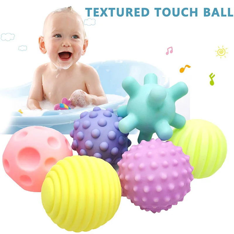 

Textured Hands Touch Ball 0 -12 Months Baby Sensory Toys Soft Massage Sensory Balls Baby Tactile Development Baby Toys Gift Toys