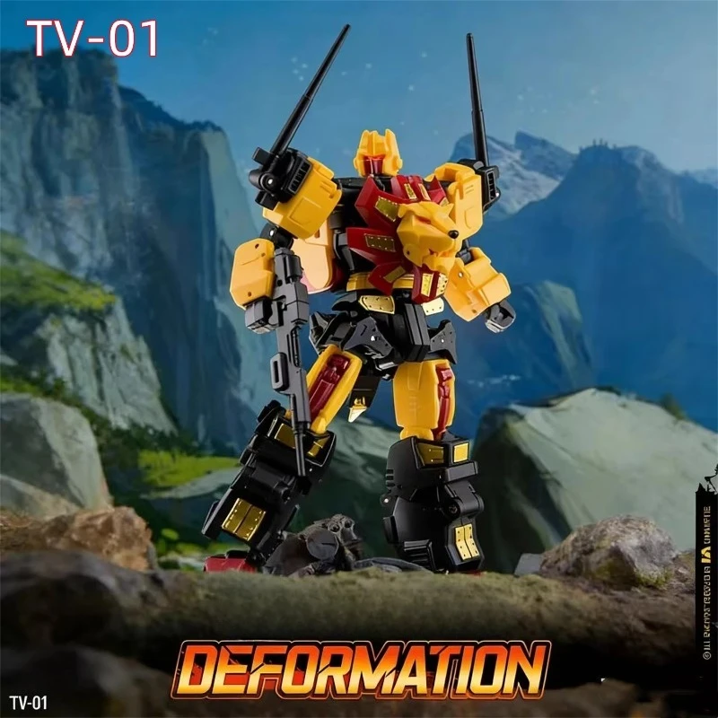 Фото 【В НАЛИЧИИ】Коллекционная игрушка-трансформер TV-01 TV01 Predaking The Sharp Claws, мини-фигурка робота №2