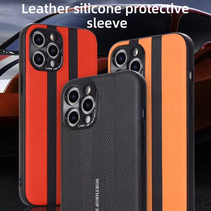 

Luxury Shockproof Camera Lens Protection Leateher Mobile Phone Case For iPhone 13 12 Pro Max 11 Smartphone Back Cover Funda Capa
