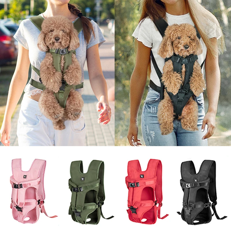 

Pet Dog Carrier Bag Carrier For Dogs Backpack Out Double Shoulder Portable Travel Backpack Outdoor Dog Carrier Bag Travel Set