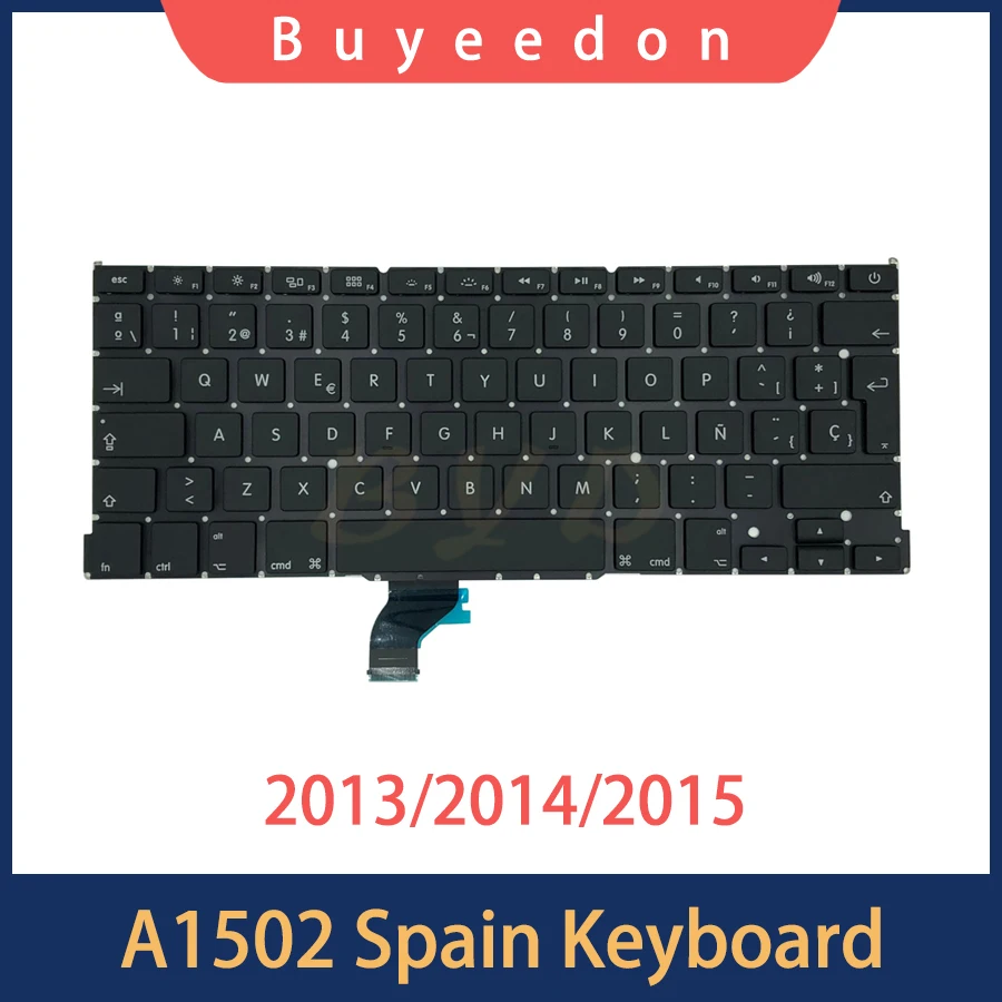 

New Laptop Spain Spanish Keyboard For Macbook Pro Retina 13" A1502 2013 2014 2015 Year