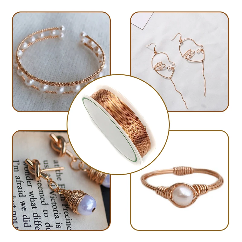 Медная проволока 0 2-1 мм для браслетов ожерелий цветная бисероплетения сделай сам