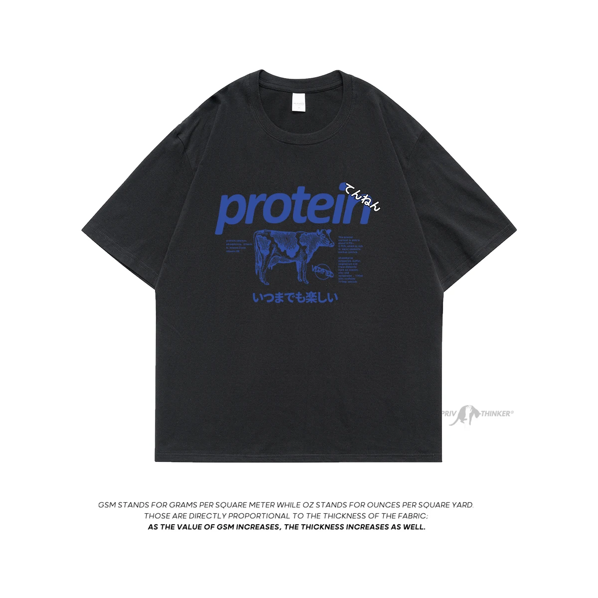 

Футболка ExtFine мужская с рисунком коровы, милый топ оверсайз в японском стиле с короткими рукавами, Модная хлопковая рубашка в стиле Харадзюку, на лето