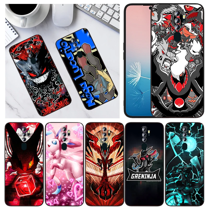 

Pikachu Baby Pokémon For OPPO A94 A93 A74 A73 A72 A53S A53 A55 A31 A16K A12E A1K A12 A11 A9 A5 2020 Black Phone Case Capa