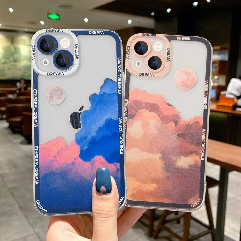 

Прозрачный чехол для iPhone 13 12 11 Pro Max XR 7 8 Plus 6 6S XS Max X
