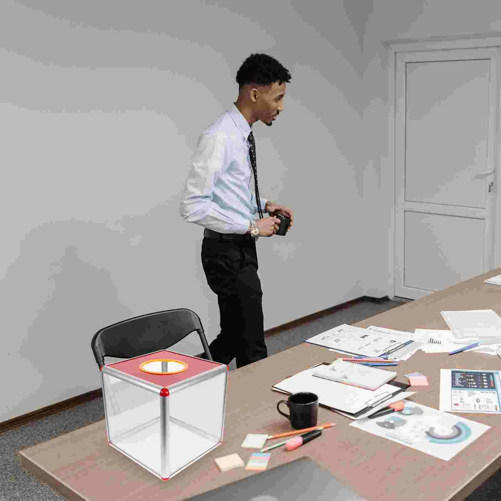 Лотерейный ящик для голосования контейнер хранения лотерейных билетов коробки