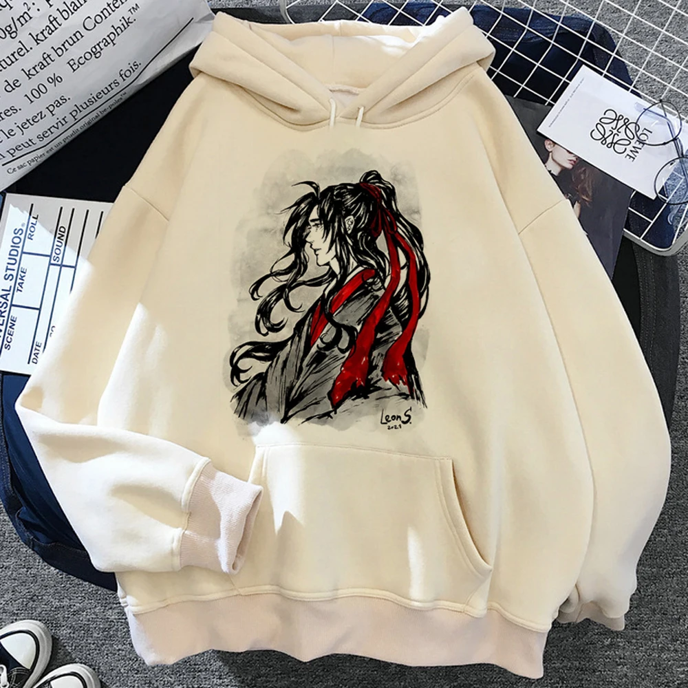 Женская толстовка с капюшоном длинным рукавом и графическим принтом