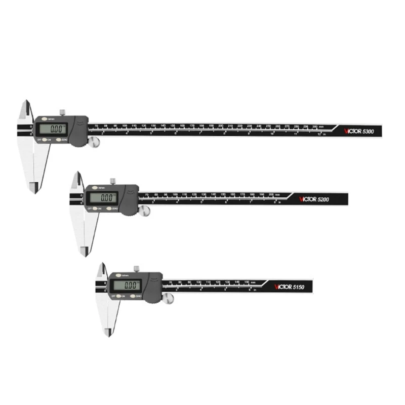 

Portable Electronic Caliper Stainless Steel Construction with Large LCD Screen