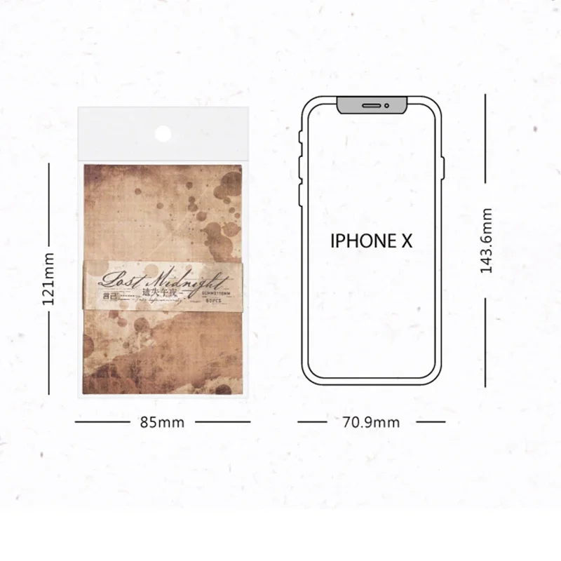 30 листов бумаги в стиле ретро с растительной текстурой из нескольких материалов