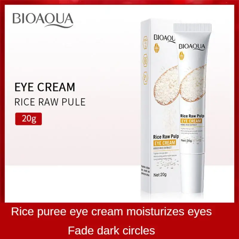 

Рис Puree увлажняющий крем для век долговечная Антивозрастная восстанавливающая сухие глаза выцветают темные круги под глазами инструмент для красоты женщин