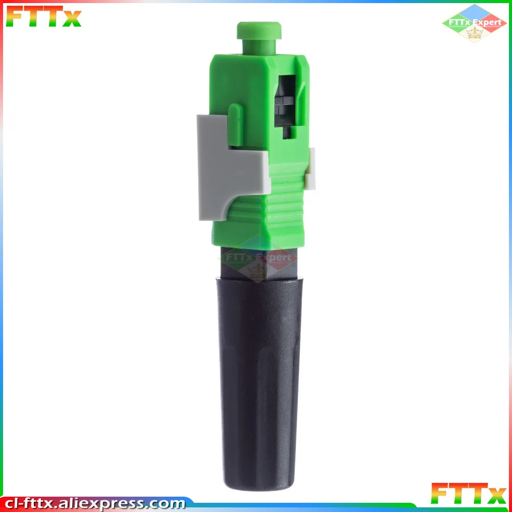 Wholesales FTTH SC APC FTTH pre-bur fiber optic quick connector SC APC FTTH Fiber Optic Fast Connector SC Connector Freeshipping