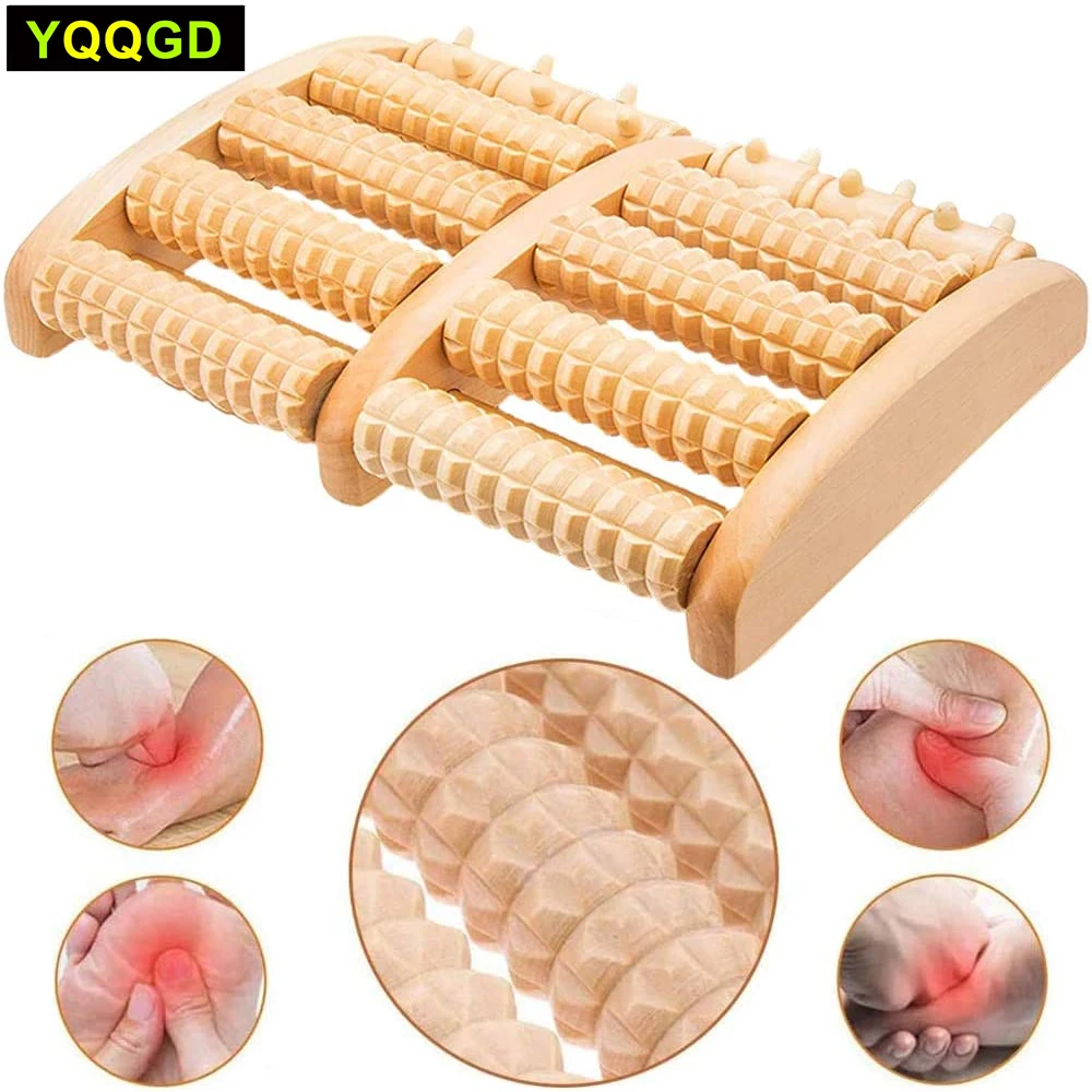 

Wooden Foot Massager Roller, Relax and Relieve Plantar Fasciitis,Heel,Arch Pain.Stress Relief Tool,Relaxation Practical Gifts