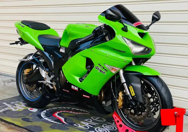 

Подходит для Kawasaki Ninja ZX-6R ZX6R 636 2005 05 06 полный обтекатель мотоцикла велосипеда Аксессуары для мотоцикла ракушка зеленая