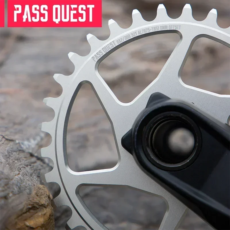 PASS QUEST-Single-Speed Chainring 104BCD and GXP 3-Nail Dirt Jump Urban Street Action Bike Dedicated Single-Speed