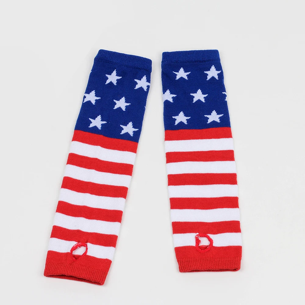 Модные женские полосатые перчатки Y2K для девочек теплые вязаные длинные без