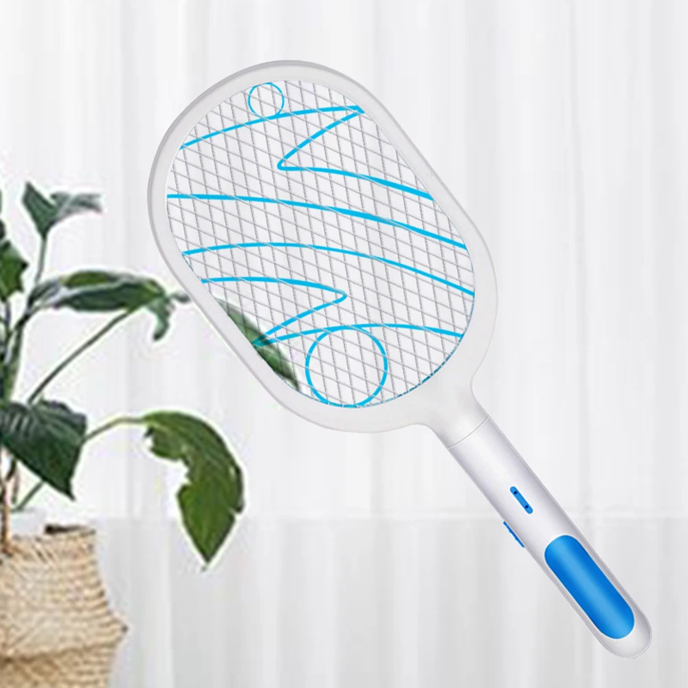 

Mosquito Swatter Killer Tennis Bat Hand-held Racket Rechargeable Electric Zapper Racket Portable Mosquitos Killer Pest Control