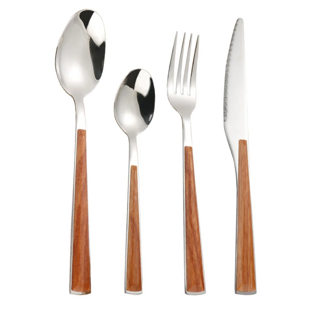 

1 Set Tableware Flatware Serving Set Fork Spoon Kit Stainless Steel Cutlery Set for Hotel Restaurant