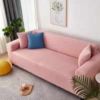 jacquard solid printed sofa cover knitted thick sofa protector cover for living room l shape couch cover slipcover stretch elast