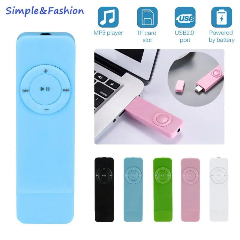 

Portable Mp3 Music Player Student Music Walkman Lossless Sound In-line Sport Mp3 Player Usb Pluggable Card Mini Usb Mp3 Player