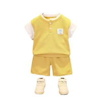 new summer baby girls clothes suit children boys casual cotton t shirt shorts 2pcssets toddler sports costume kids tracksuits