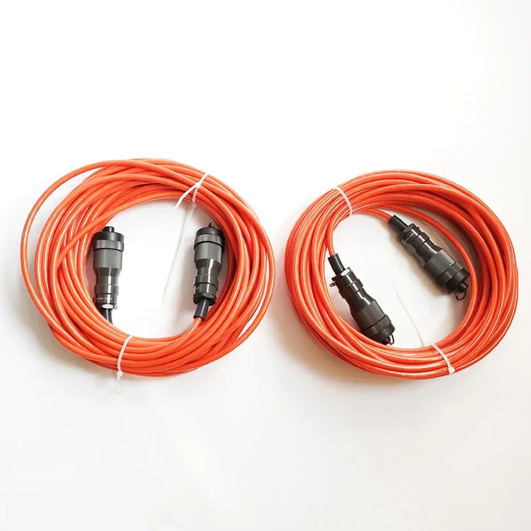 12-канальный сейсмический кабель удлинительный длиной 100 м с гнездовым разъемом