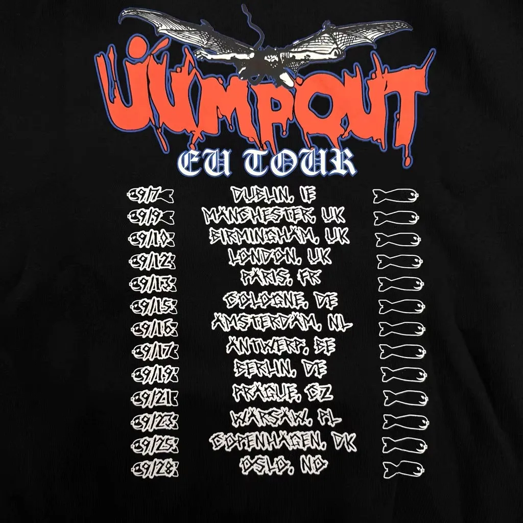 Фото Новый мужской пуловер с черепом OSAMASON JUMPOUT TOUR MERCH, толстовки с капюшоном, бархатный хлопок, плотный флис, США E68 №5