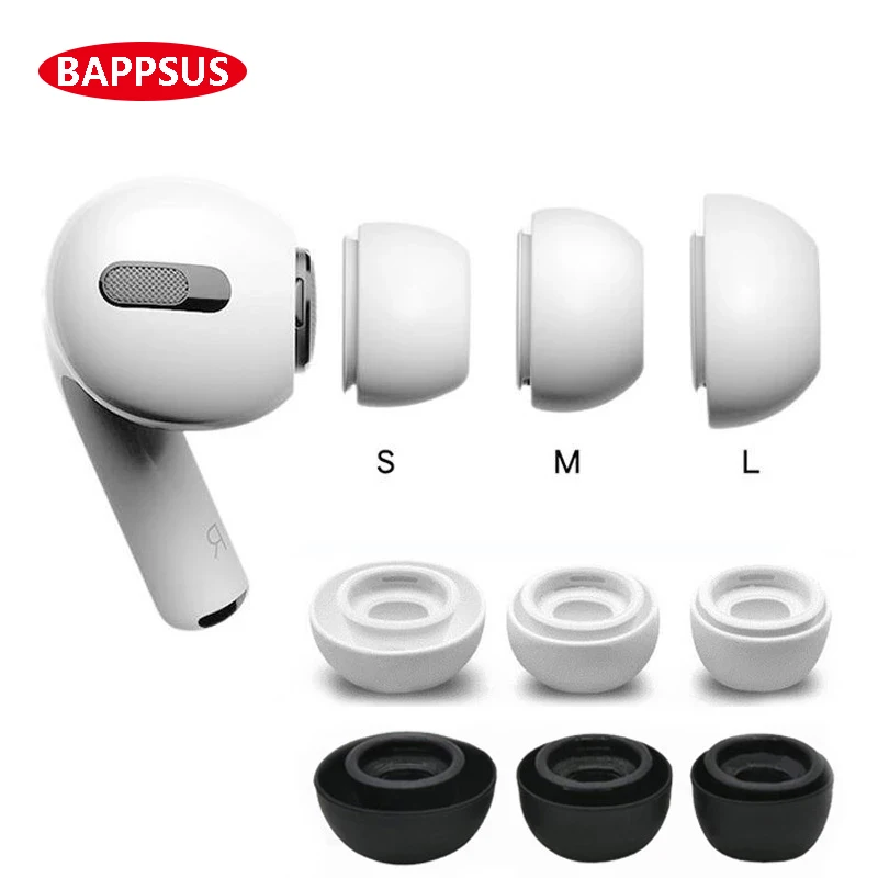 

S/M/L Noise Reduction Earplugs Earphone Caps Memory Foam Ear Tips for AirPod Pro Replacement Eartips Earbuds Accessories S M L