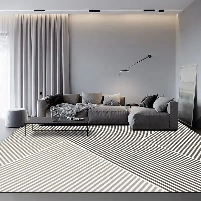 

Nordic Living Room Coffee Table Carpet Geometric Bedroom Large Area Bedside Rugs Study Balcony Corridor Rug Kitchen Non-slip Mat