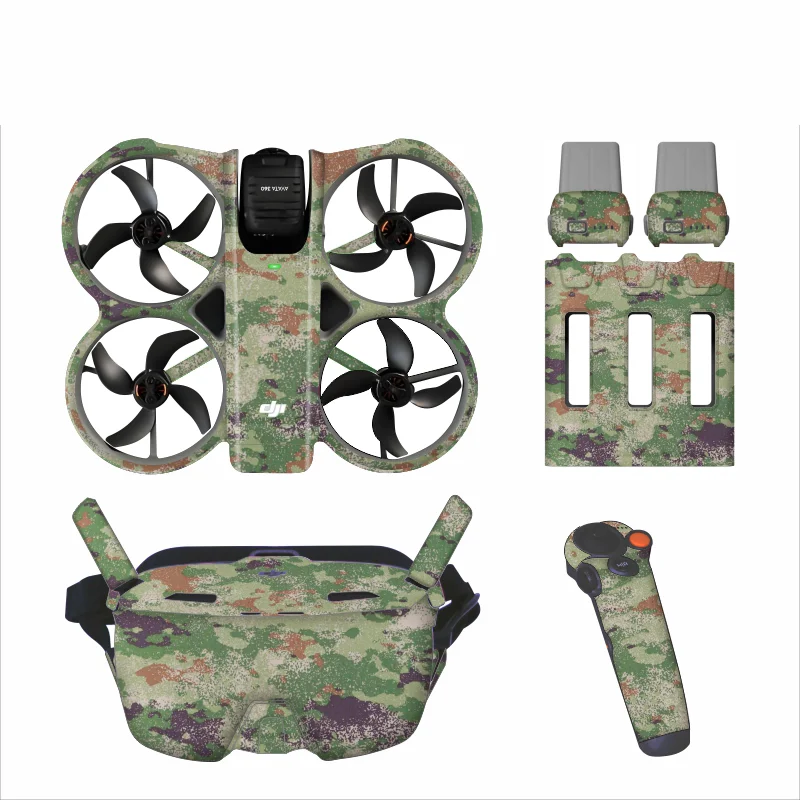 Фото Декоративные наклейки и защитная пленка для DJI AVATA 360, очков N3/RC Motion 3, зарядного устройства для батарей, аксессуары №4