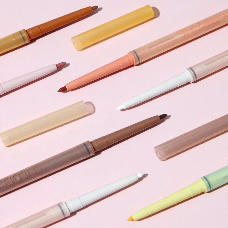 Ультратонкая гелевая подводка для глаз SHEDELLA, водостойкая цветная подводка для глаз, не размазывается вперед и назад, ручка для сна