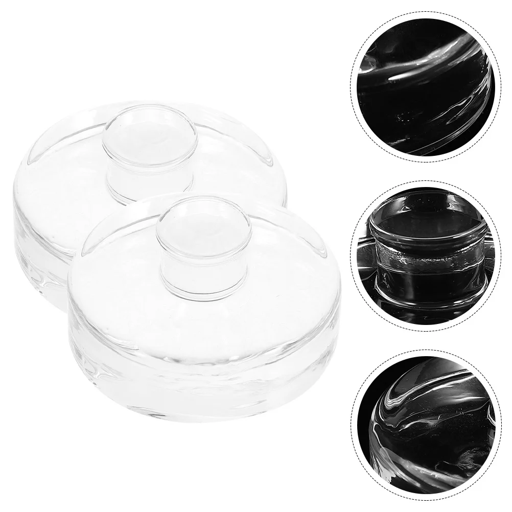 

2 Pcs Fermented Glass Weights Lids Mason Jars Fermenting Pickling Fermentation