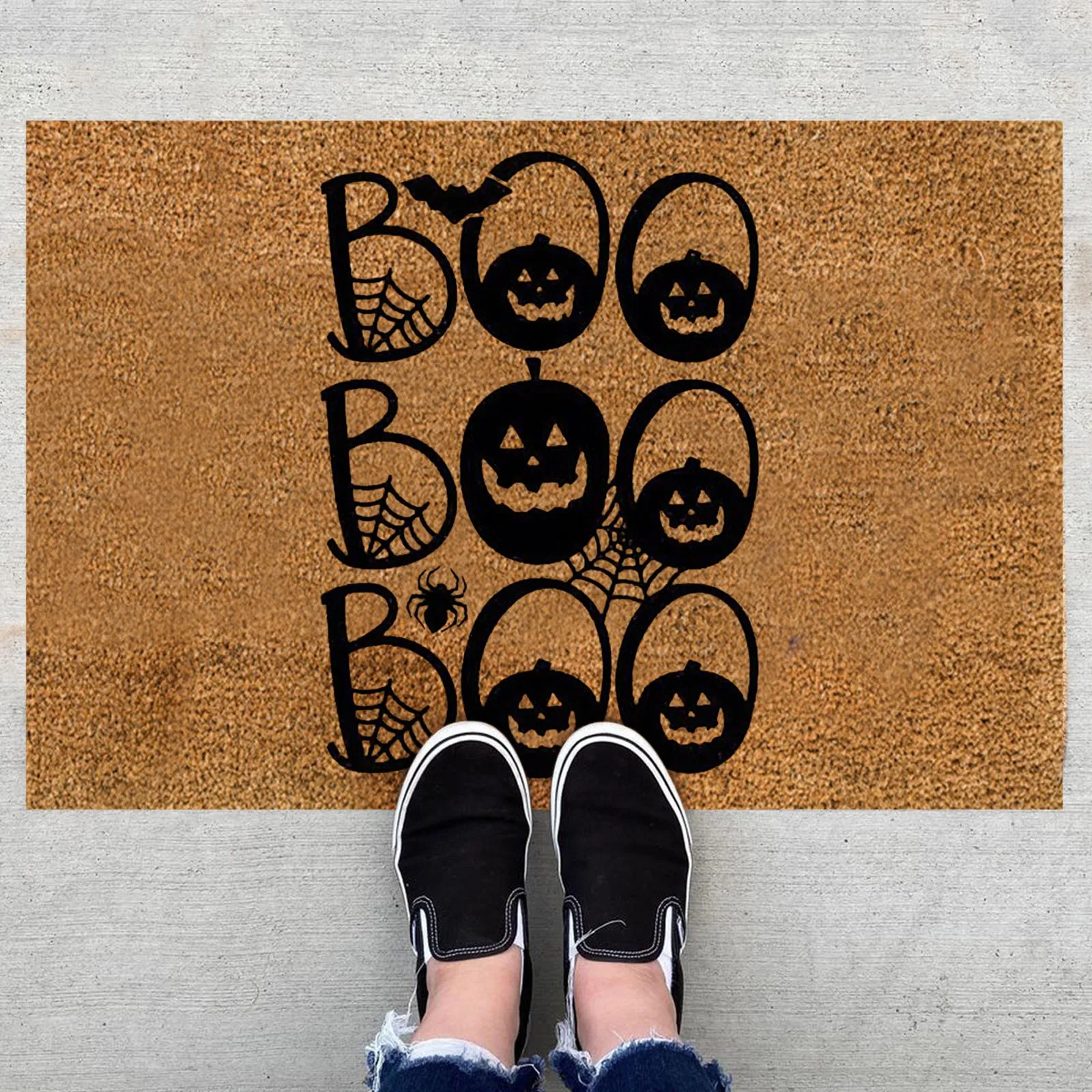 

Doormat Blanket Front Personalized Decor Decorations Door Halloween Halloween Home Decor 8x10 Bedroom Rug