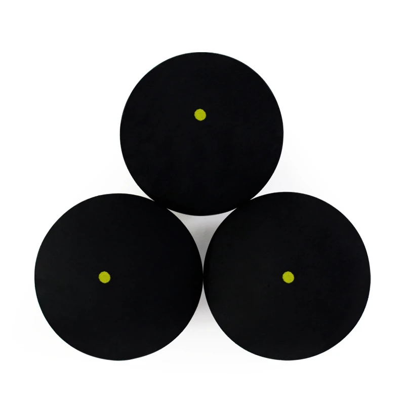 

3Pcs Squash Ball Low Speed Sports Rubber Balls Professional Player Competition Squash