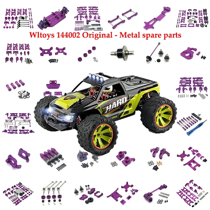 WLtoys 144010 144001 144002 124016 124017 124018 124019 радиоуправляемая автомобиль передняя и задняя