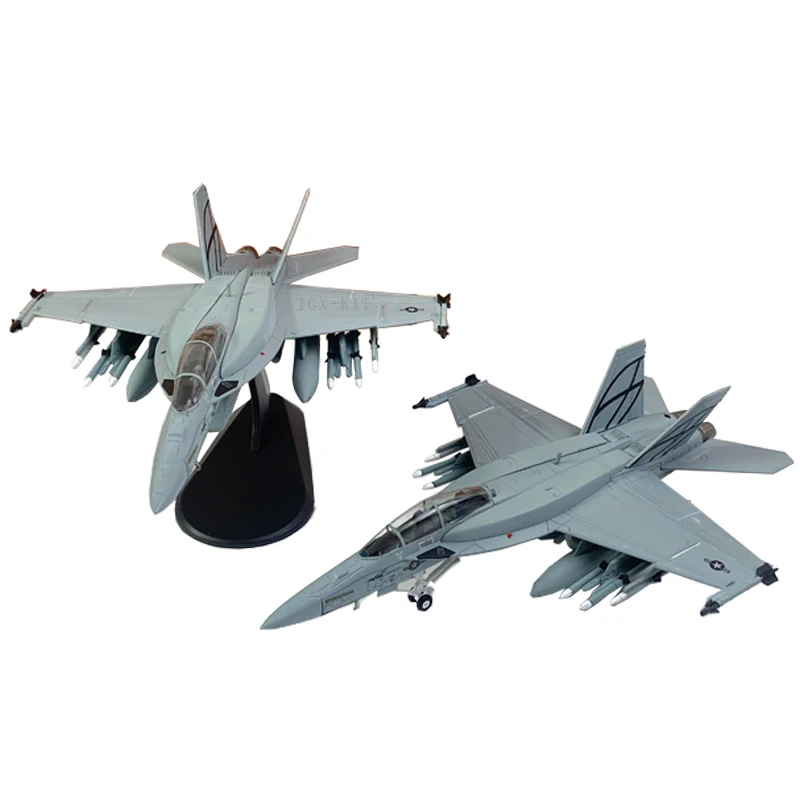 1/100 армия США F/A-18F F-18 Ultimate Hornet F18 корабельный истребитель готовая литая под