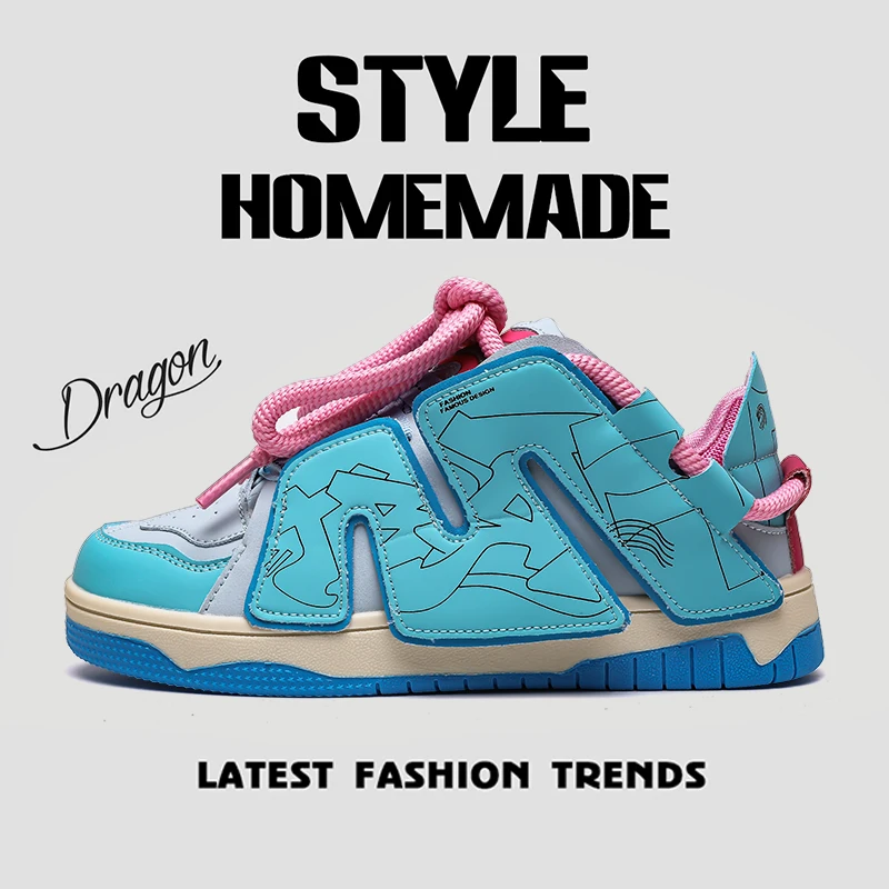 

Shoes For Women's Designer Sneakers 2023 Spring Summer Fashion Men Skateboard Casual Tenis Woman Street Style Breathable Shoes