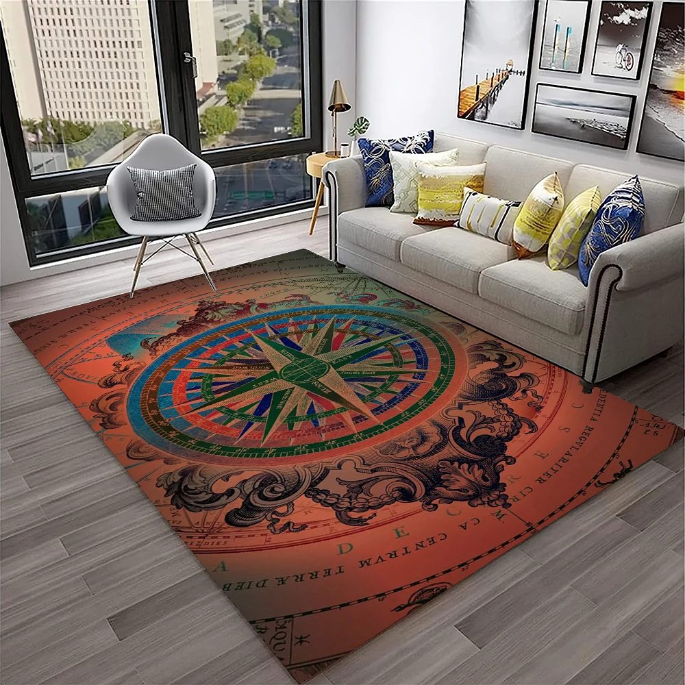 Ретро-навигатор с компасом эргономичный ковер для дома гостиной спальни дивана