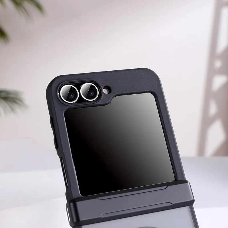 Матовый Прозрачный жесткий поликарбонатный чехол Magsafe с петлями для Samsung Galaxy Z Flip 6